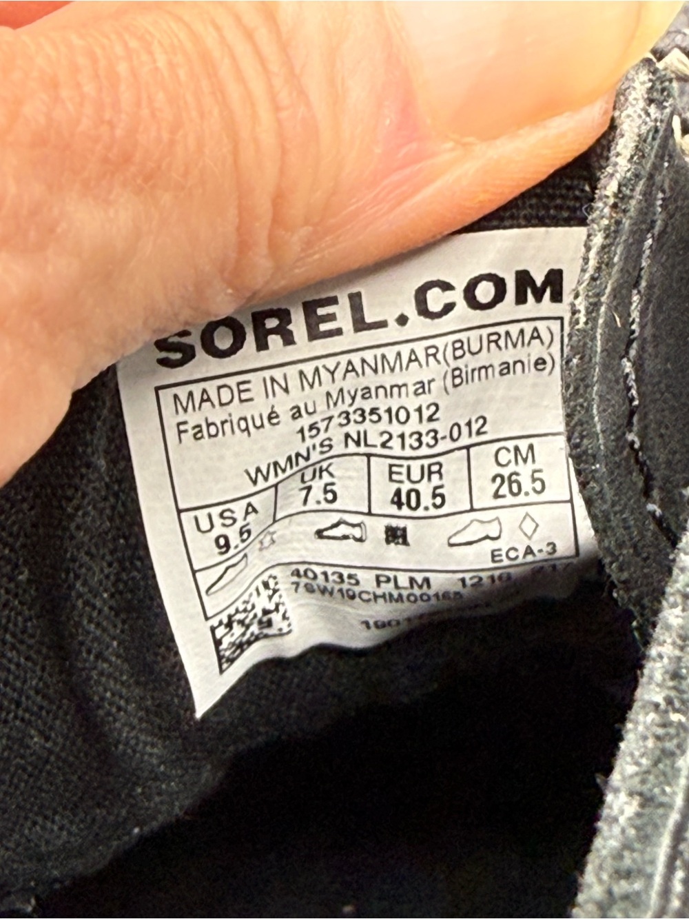 SOREL Out N About Ankle Duck Boots Black Waterproof Woman’s Size 9.5 - Picture 7 of 8